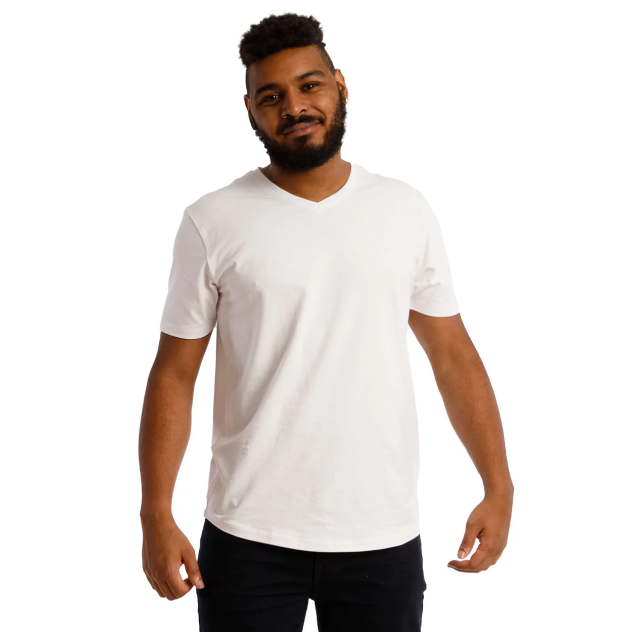 Organic V-Neck T-Shirt 3 Pack / The "Basic" Basic - Image 3