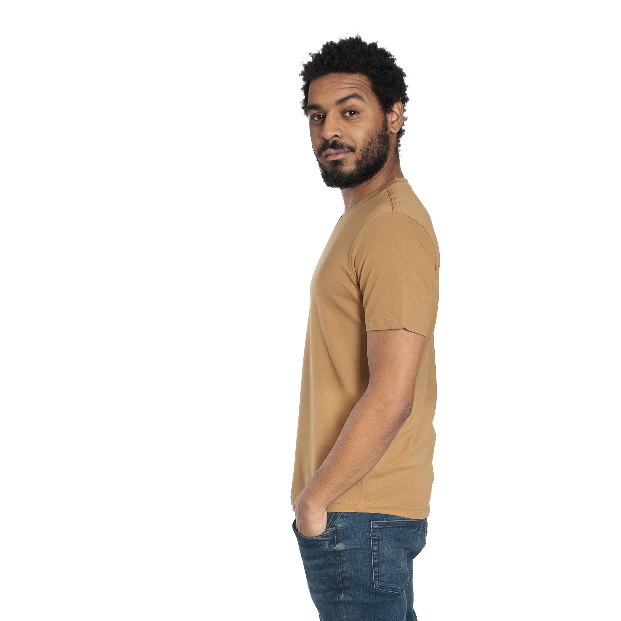 Organic Crew Neck T-Shirt 3 Pack / Camo - Image 3
