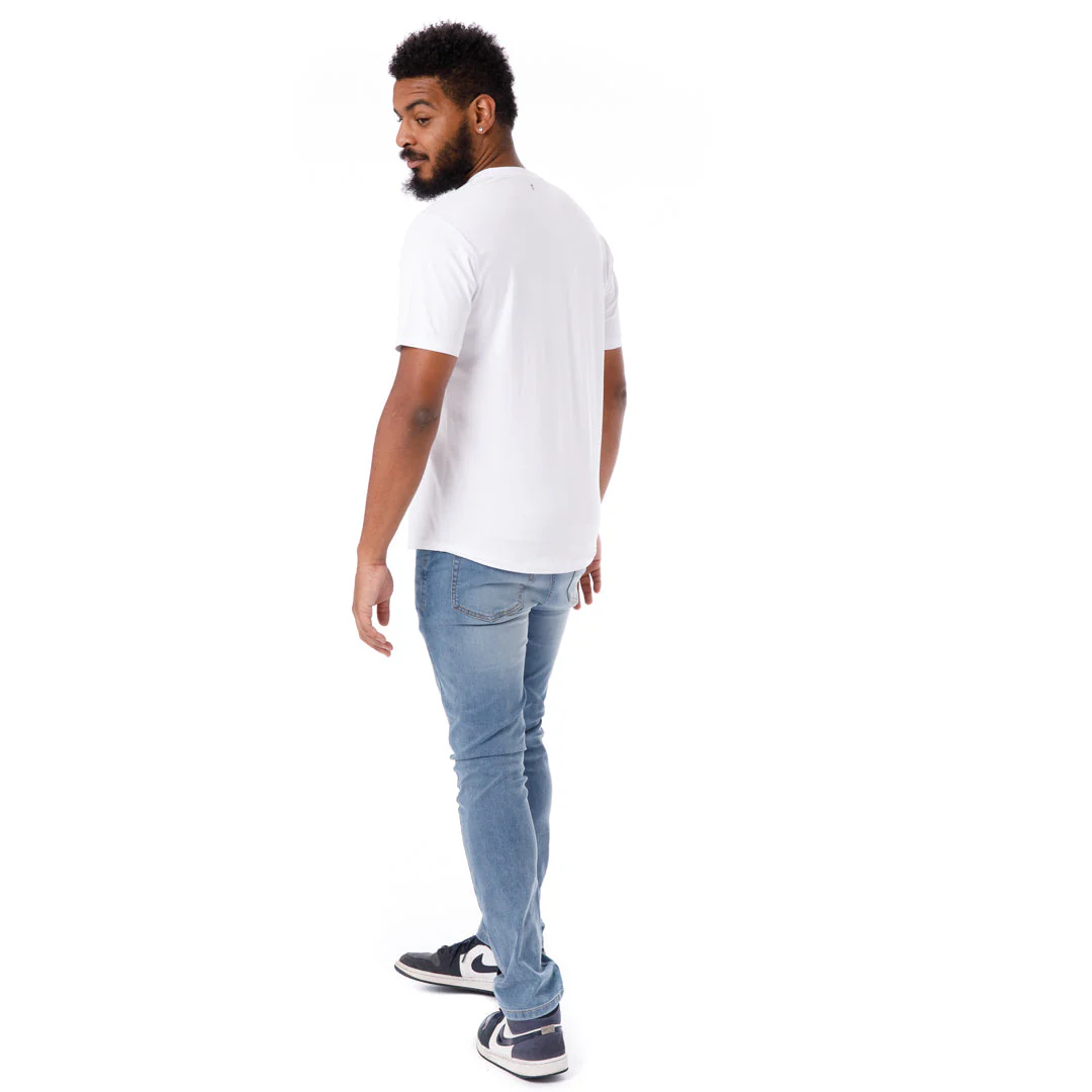 Organic Crew Neck T-Shirt 6 Pack / White - Image 5