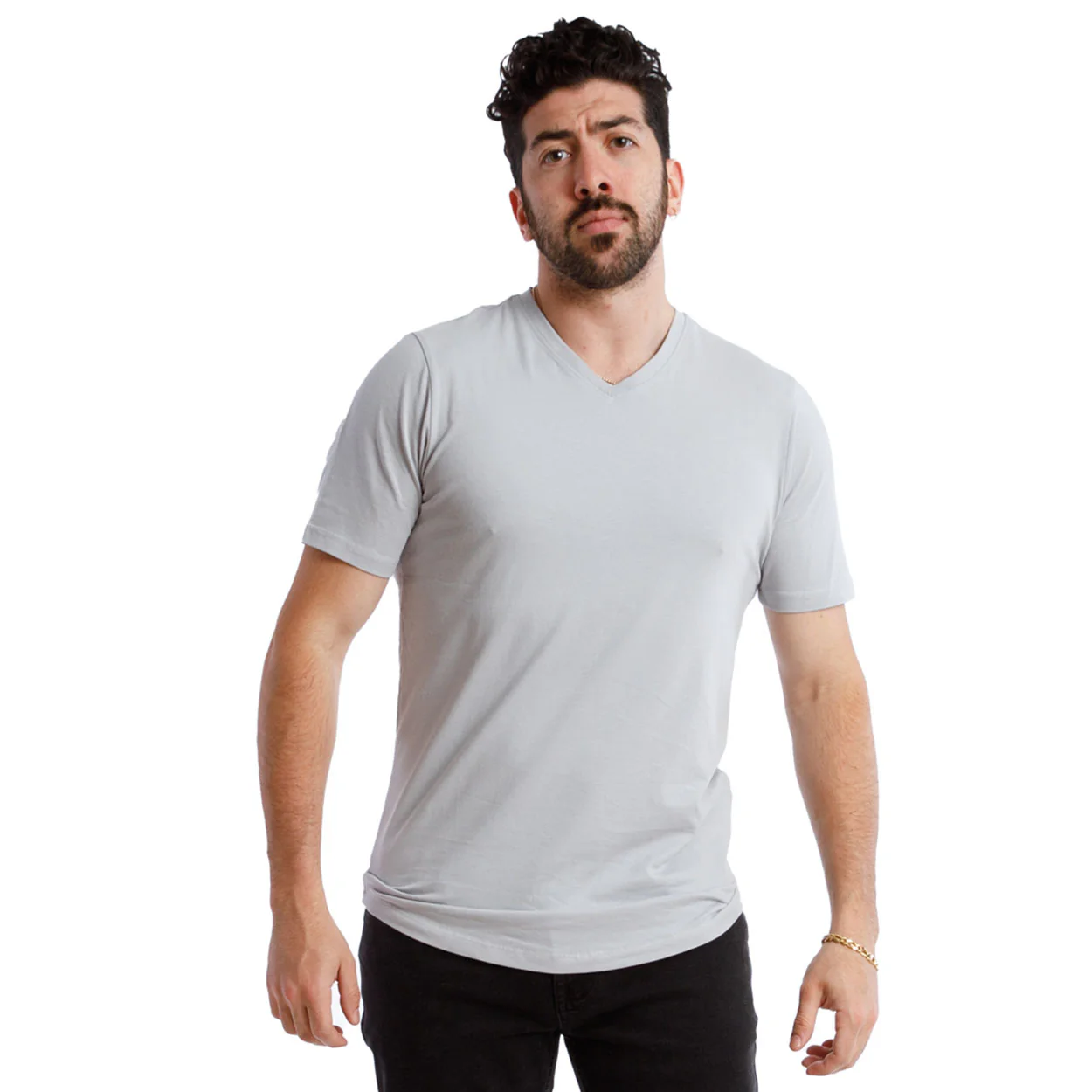 Organic V-Neck T-Shirt 3 Pack / Dusk to Downtown - Image 3