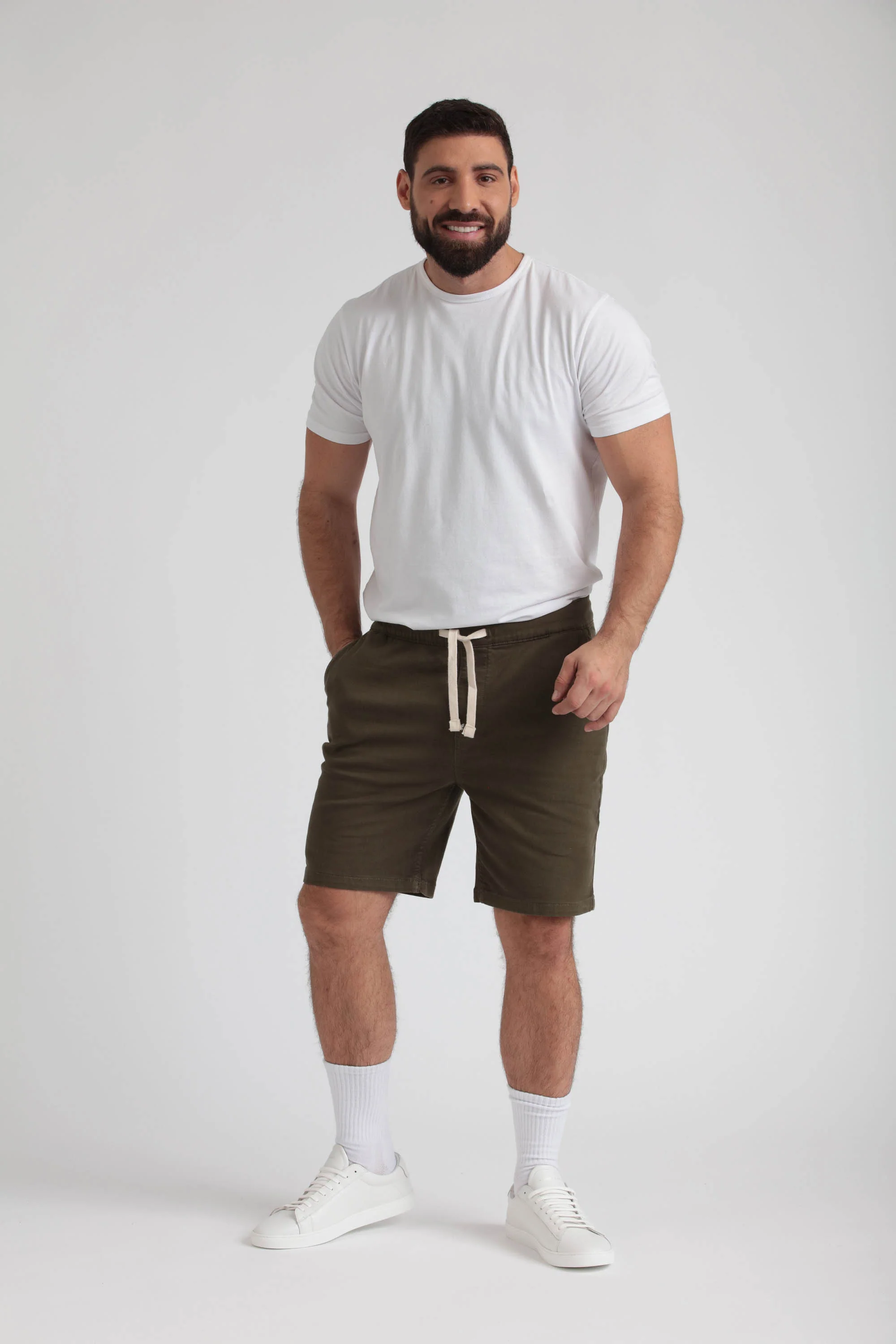 Everyday Comfort Shorts (Athletic Fit) / Dark Khaki & Soldier Olive - Image 6