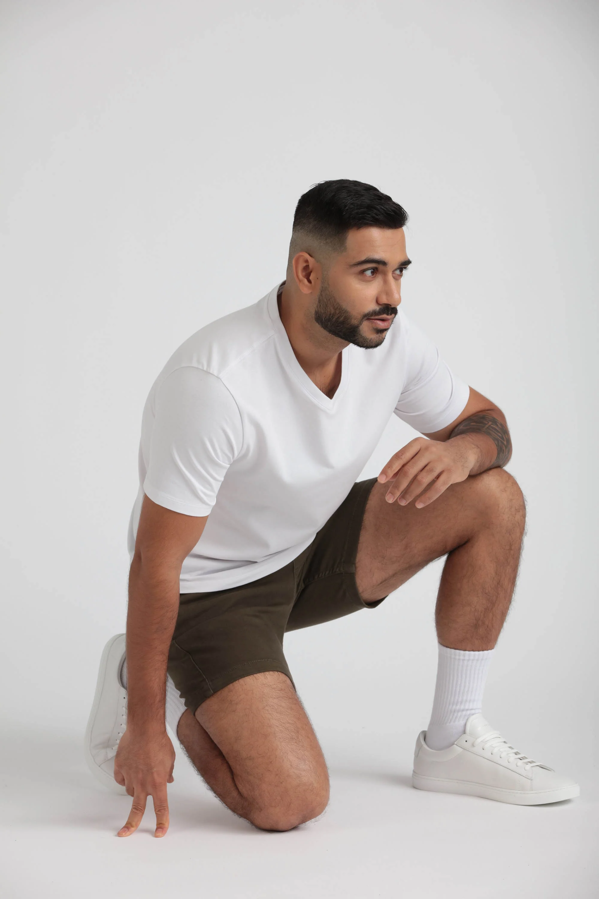 Everyday Comfort Shorts (Slim Fit) / Navy & Soldier Olive - Image 6
