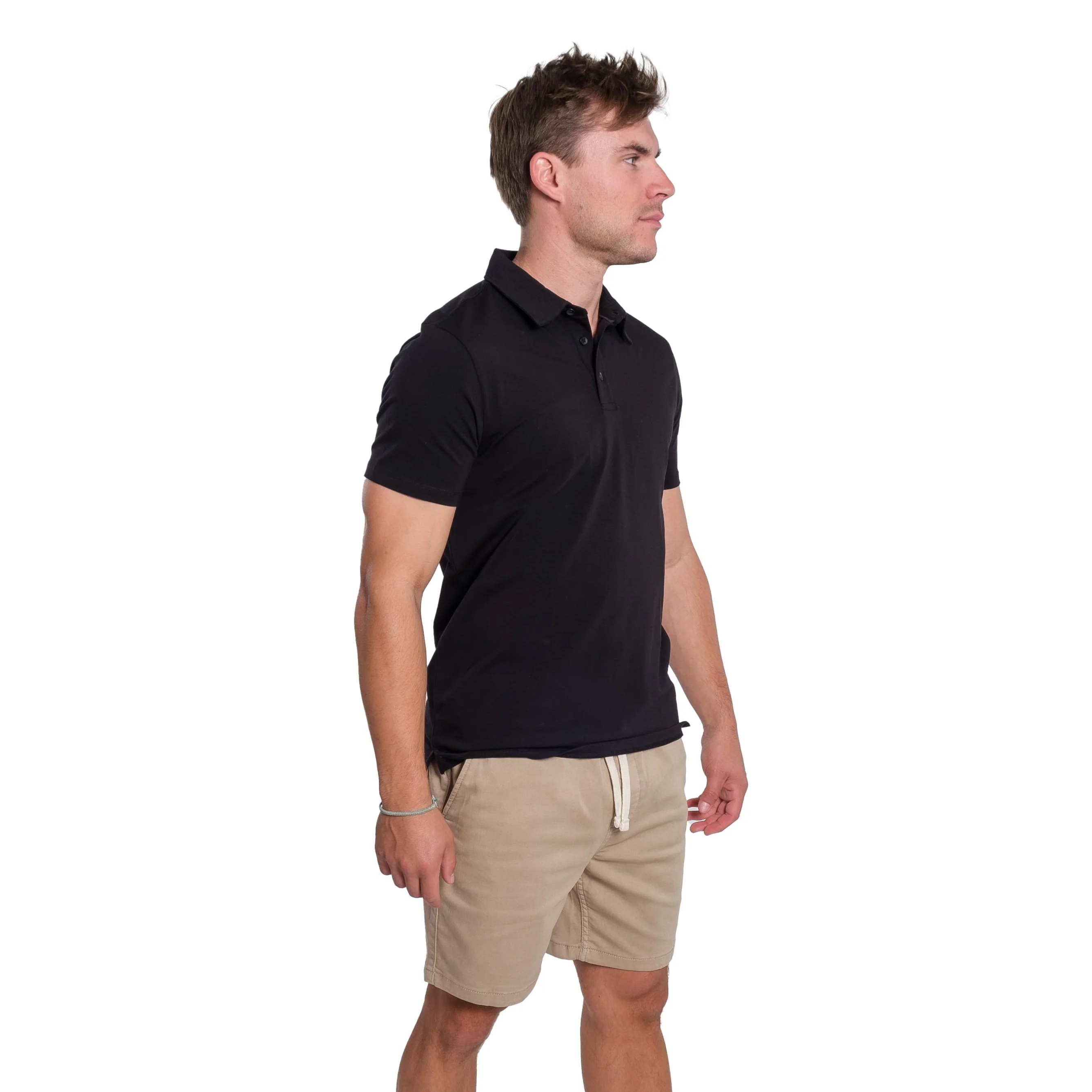 Organic Polo Shirt 3 Pack / Black - Image 4
