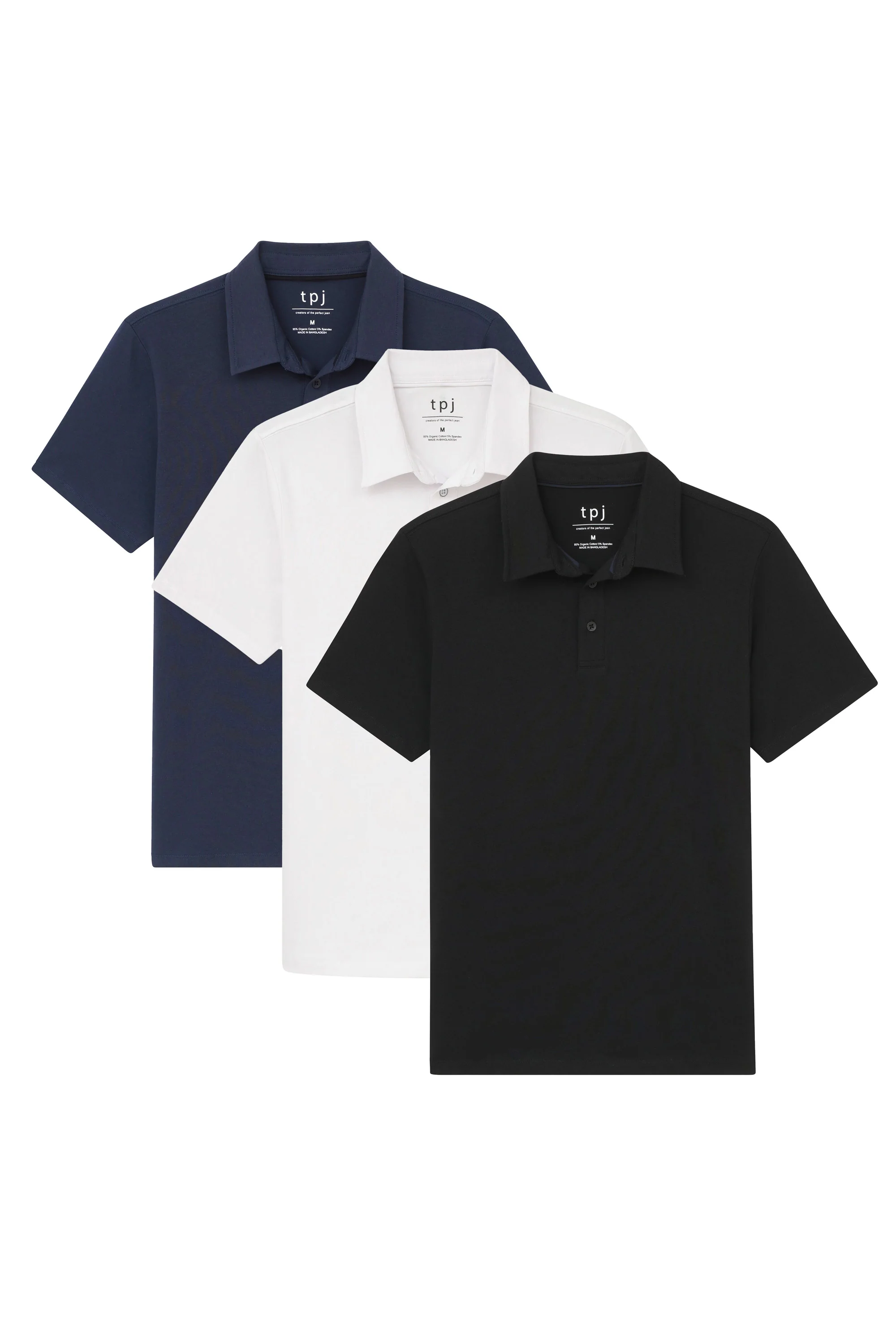 Organic Slim Fit Polo 3 Pack - Image 2