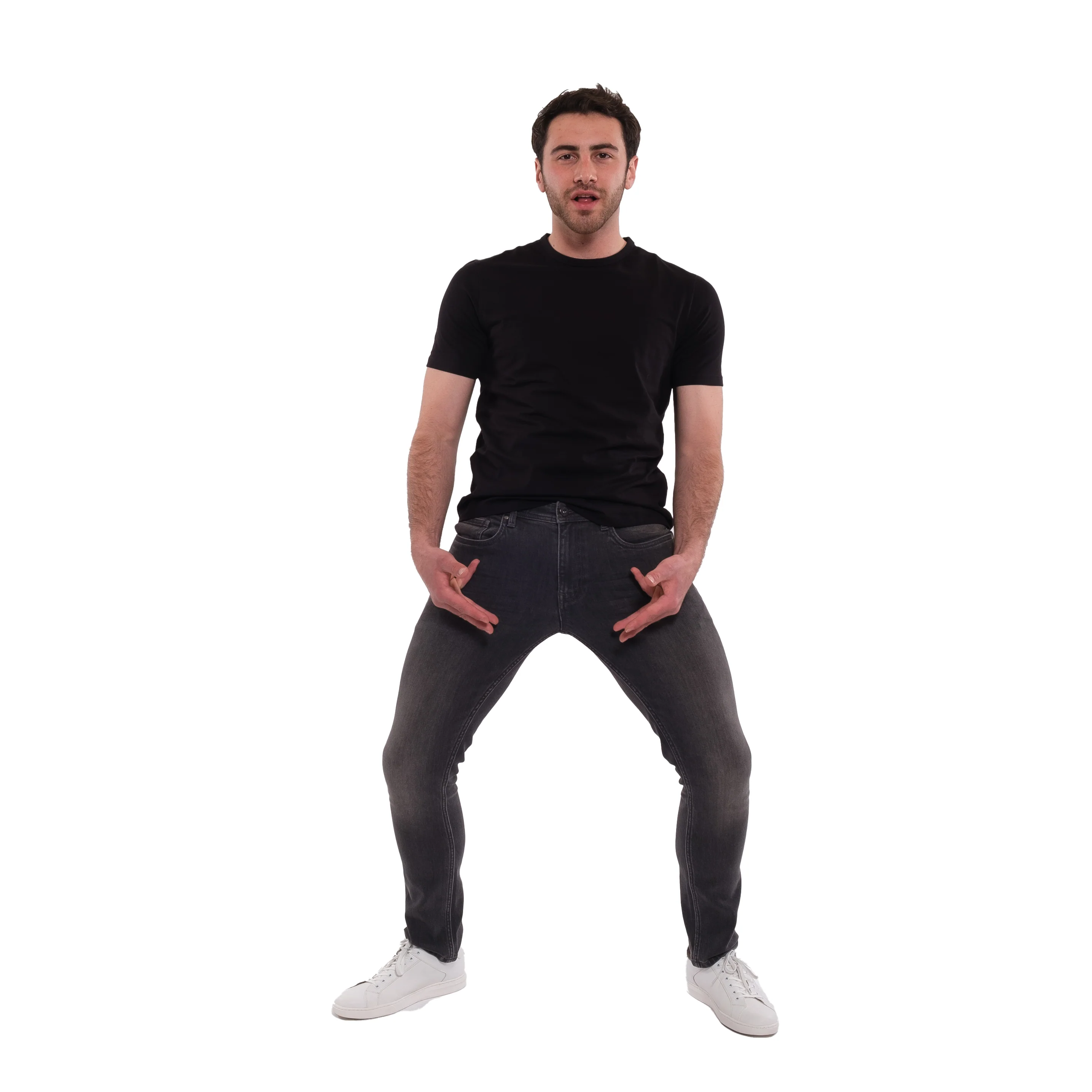 Skinny Fit / Axel  (Grey) - Image 3