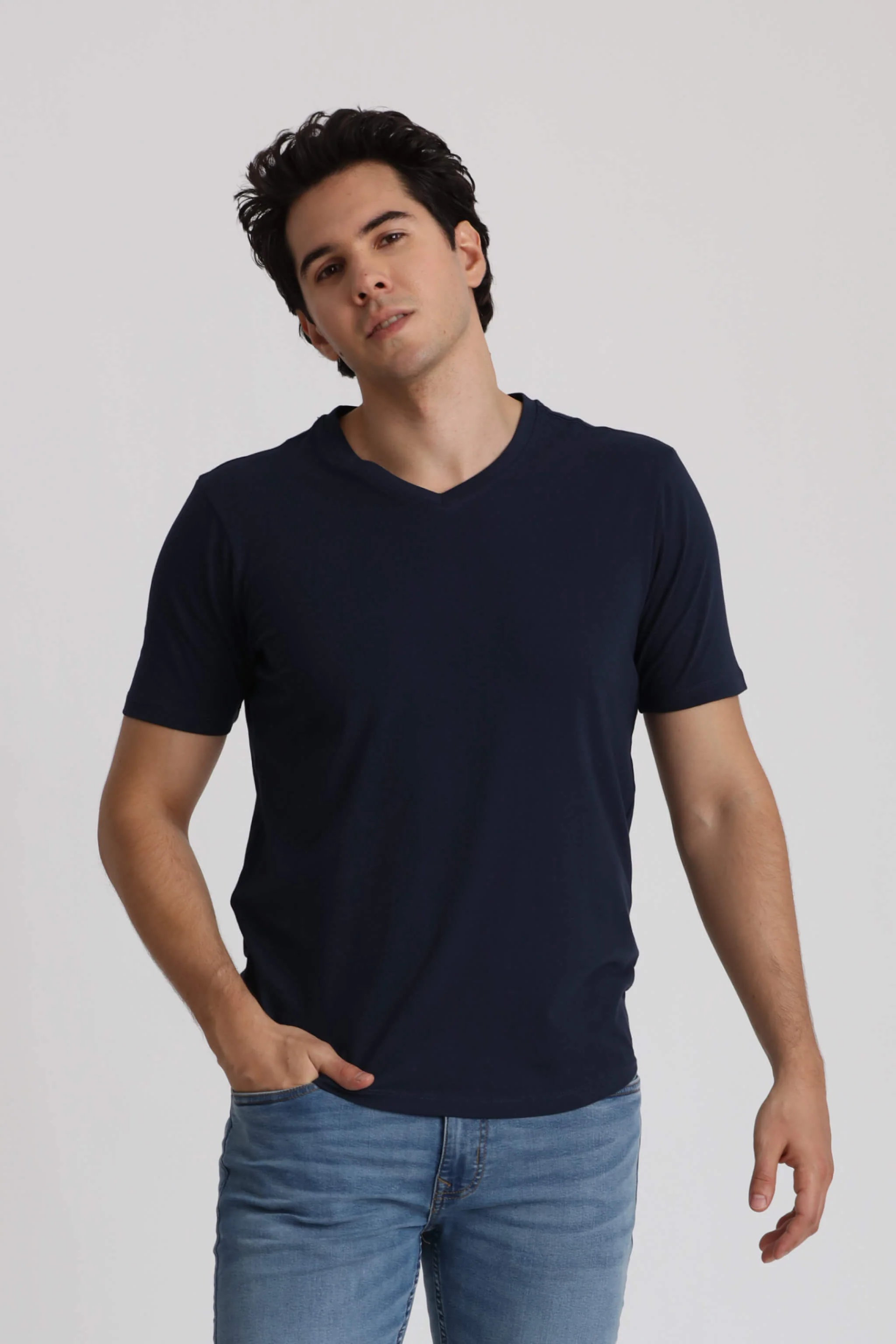 Organic V-Neck T-Shirt - Image 3