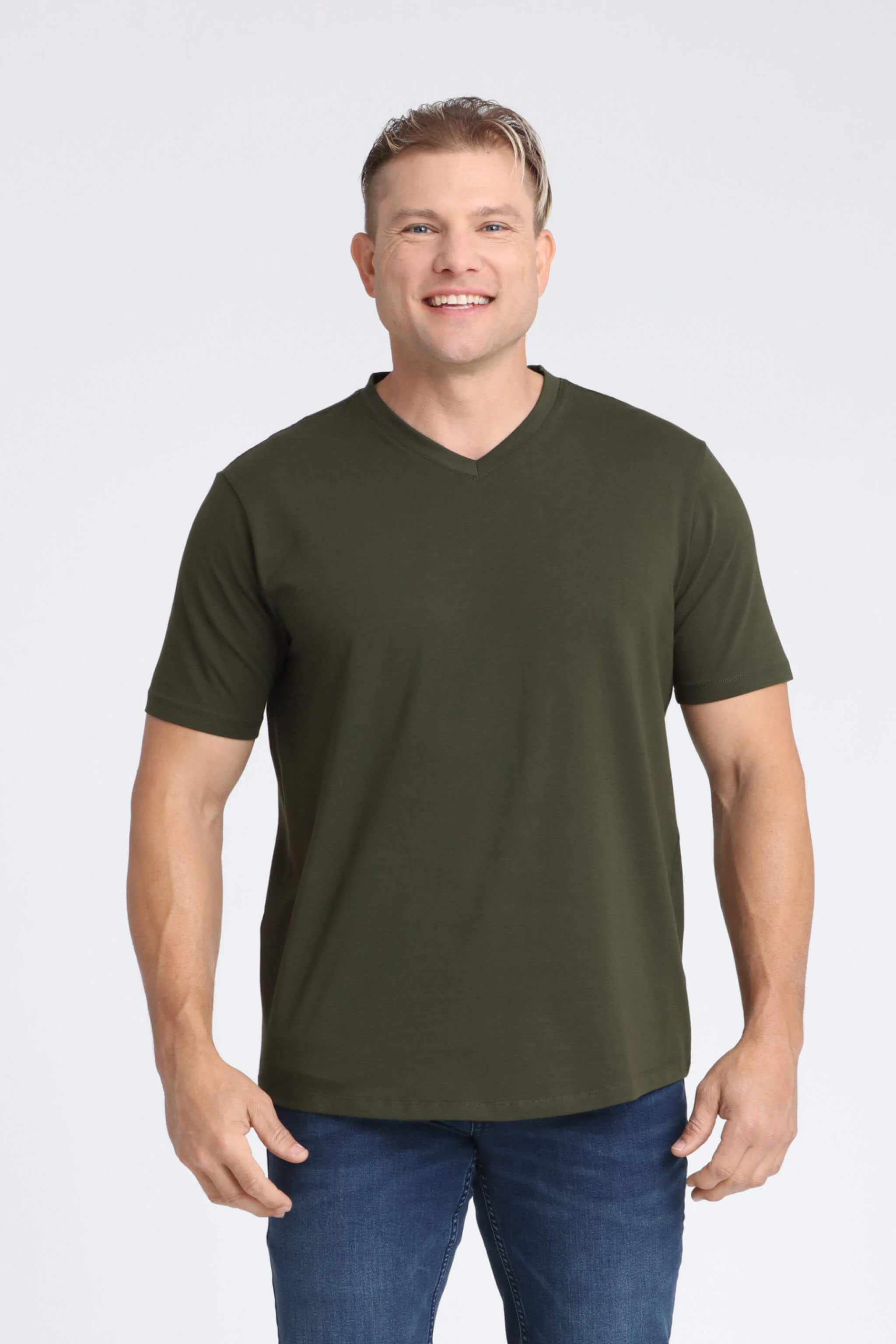 Organic V-Neck T-Shirt - Image 8