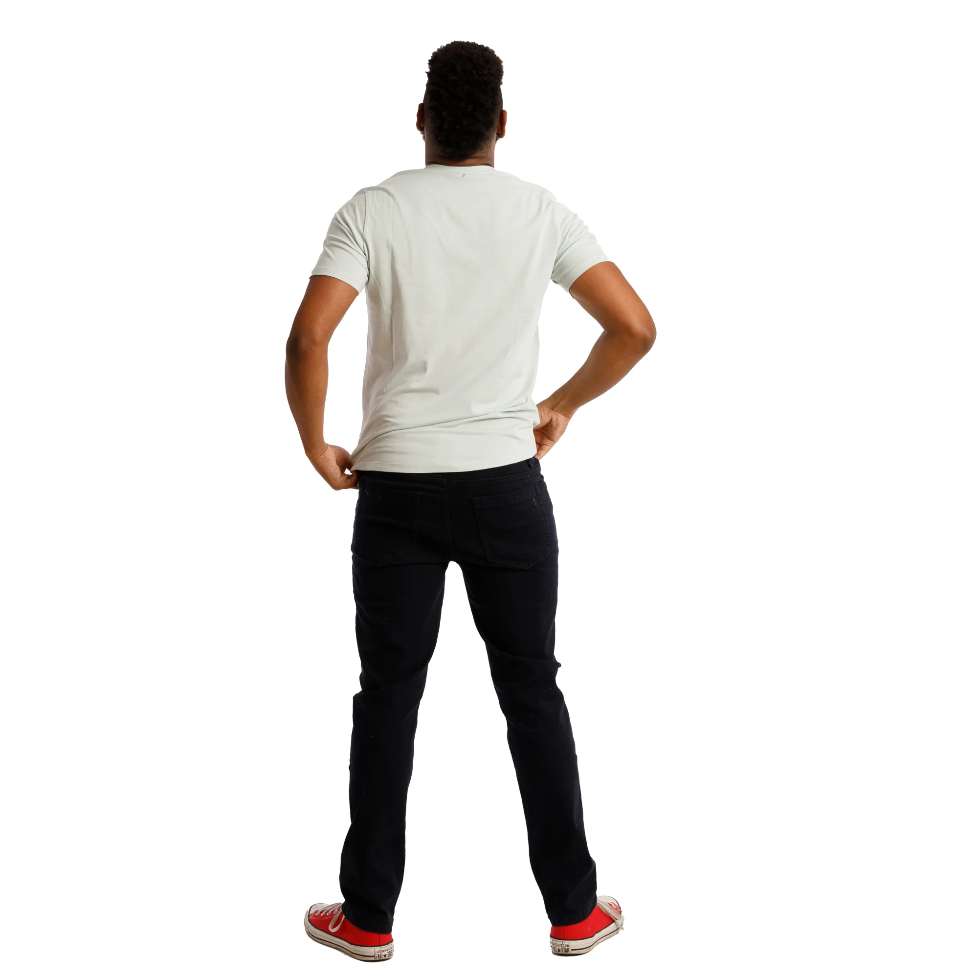 Organic V-Neck T-Shirt 6 Pack / Mint - Image 5